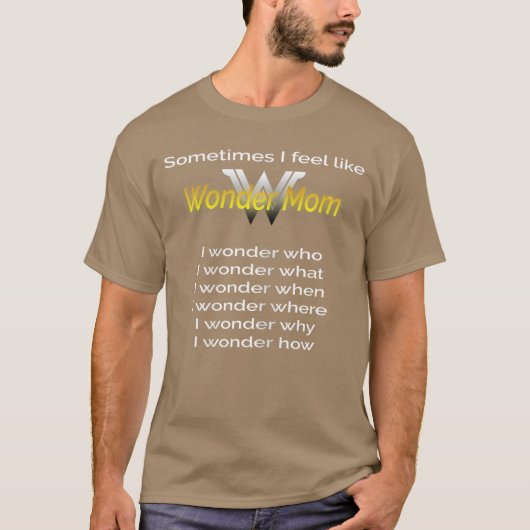お母さんへの楽しいギフト、ヒーローママへの感謝 Tシャツ (正面)
