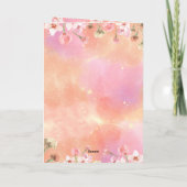 お母さんへの母の日 明るい花のフォトコラージュ カード (裏面)