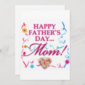 お母さんへの父の日カード シーズンカード (正面/裏面)