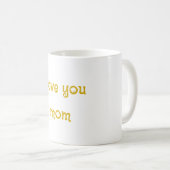 お母さんへの素晴らしい贈り物 コーヒーマグカップ (正面右)