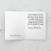 お母さんへの誕生日グリーティングカード カード (内部)