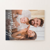 お母さんへの贈り物のアイディアパーソナライズされたMommy写真 ジグソーパズル (横)