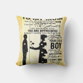 お母さんへの贈り物母さんの日の贈り物アイディア クッション (正面)