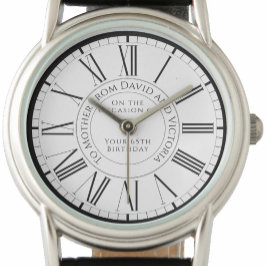 お母さんへの贈り物誕生日時計 腕時計