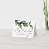 お母さんへクリスマスのお祝い カード (正面)