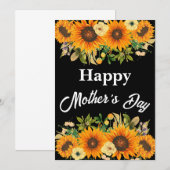 お母さんへ母の日のプレゼント 招待状 (正面/裏面)