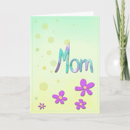 お母さんへ花 シーズンカード (正面)