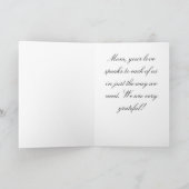 お母さんへ花 シーズンカード (内部)