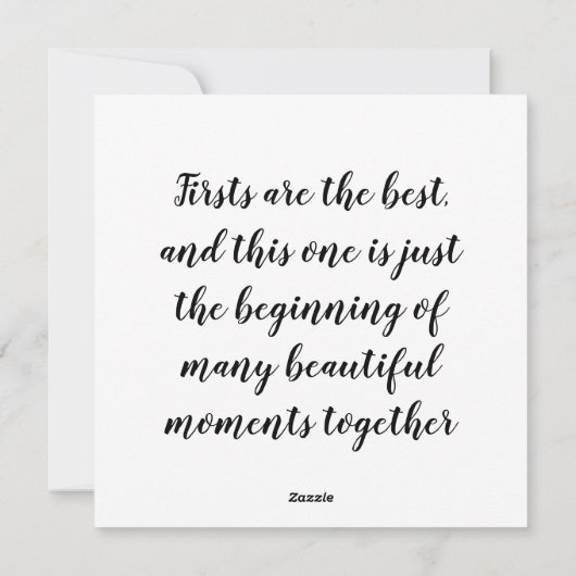 お母さんへ　はじめての母の日おめでとう　花の写真グリーティング シーズンカード (裏面)