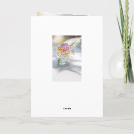 お母さんへ、誕生日の祝福と聖書の言葉 カード (裏面)