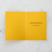 お母さんへ　黄色いチューリップ２本 シーズンカード (内部)