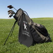 お母さんみたいな女の子が暴れ素晴らしる ゴルフタオル (グリーン)