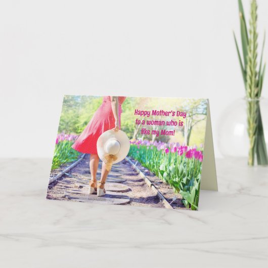 お母さんみたいな方への母の日カード サンキューカード (正面)