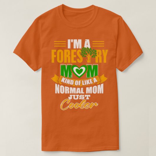 お母さんみたいな林業のお母さクールん Tシャツ (デザイン正面)