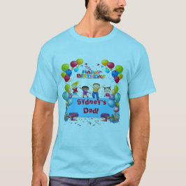 お母さんやお父さんのためのオーダーメイドの誕生日Tシャツ Tシャツ