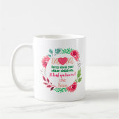 お母さんをカスタマイズして他の子供を気の毒に コーヒーマグカップ (左)