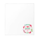 お母さんをカスタマイズして他の子供を気の毒に ノートパッド (正面)