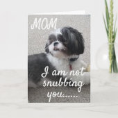 **お母さんを嗅ぎつけるのではなく、誕生日を願う» カード (正面)