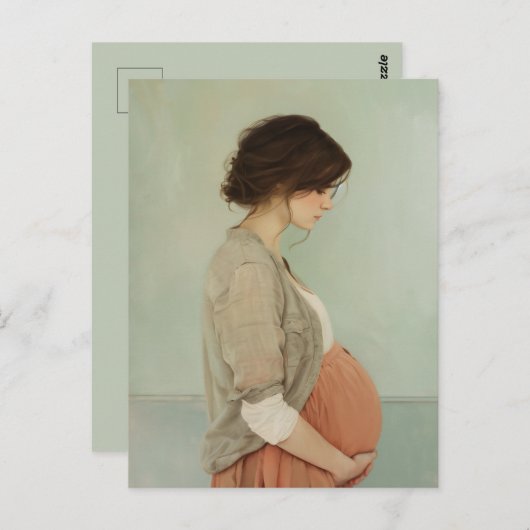 お母さんを待っている ポストカード (正面/裏面)