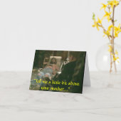 お母さんを心配させる カード (黄色い花)