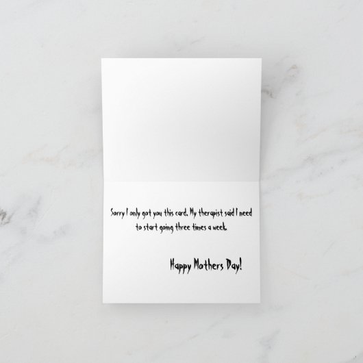 お母さんを心配させる カード (内部)