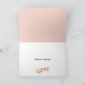 お母さんを愛して |シンプル活版の母の日 カード (内部)