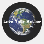 お母さんを愛して ラウンドシール (正面)
