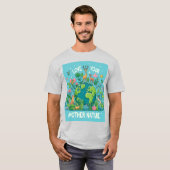 お母さんを愛しなさい(自然) Tシャツ (正面フル)