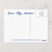 お母さんを愛せよ ポストカード (裏面)