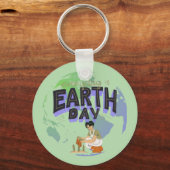 「お母さんを愛せよ、地球の日々」 キーホルダー (正面)