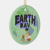 「お母さんを愛せよ、地球の日々」 セラミックオーナメント (右)