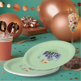 「お母さんを愛せよ、地球の日々」 ペーパープレート