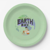 「お母さんを愛せよ、地球の日々」 ペーパープレート (正面)