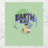 「お母さんを愛せよ、地球の日々」 ワインラベル (シングルラベル)