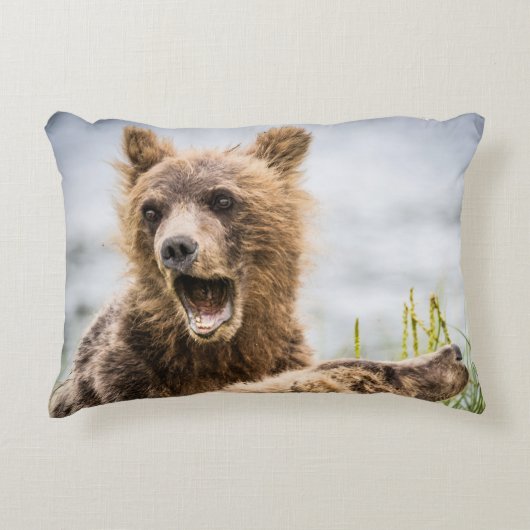 お母さんを探しているグリンズキューブ アクセントクッション (正面)