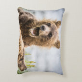 お母さんを探しているグリンズキューブ アクセントクッション (裏面(縦))