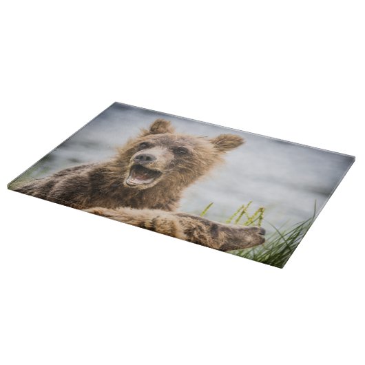 お母さんを探しているグリンズキューブ カッティングボード (角)