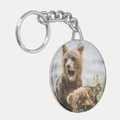 お母さんを探しているグリンズキューブ キーホルダー (正面左)