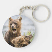 お母さんを探しているグリンズキューブ キーホルダー (裏面)