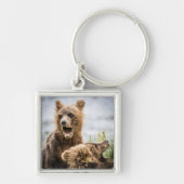 お母さんを探しているグリンズキューブ キーホルダー (正面)