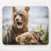 お母さんを探しているグリンズキューブ マウスパッド (正面)