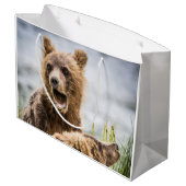 お母さんを探しているグリンズキューブ ラージペーパーバッグ (裏面アングル)