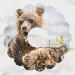 お母さんを探しているグリンズキューブ ワイングラスタグ