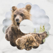 お母さんを探しているグリンズキューブ ワイングラスタグ (正面)