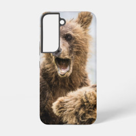 お母さんを探すハイイログマの子グマ SAMSUNG GALAXY S22ケース