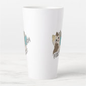 お母さんを狙う カフェラテマグ (正面)