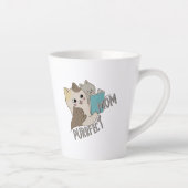 お母さんを狙う カフェラテマグ (右)