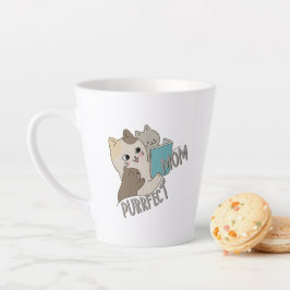 お母さんを狙う カフェラテマグ