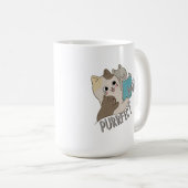 お母さんを狙う コーヒーマグカップ (正面右)