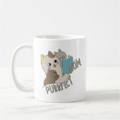 お母さんを狙う コーヒーマグカップ (左)